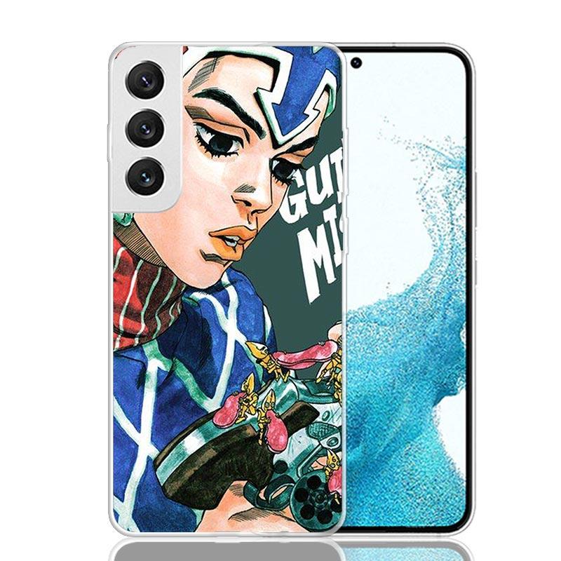 JoJo Adventure Guido Mista Phone Case For Samsung Galaxy S26 S25 Edge S24 S23 FE S22 Ultra S21 Plus S20 + Fundas Cover Coque Gal