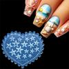 Sea Starfish 3D Silicone Nail Mold Decorations Summer Starfish Diy Design Manicure Template Carving Nail Art Stencil Tool