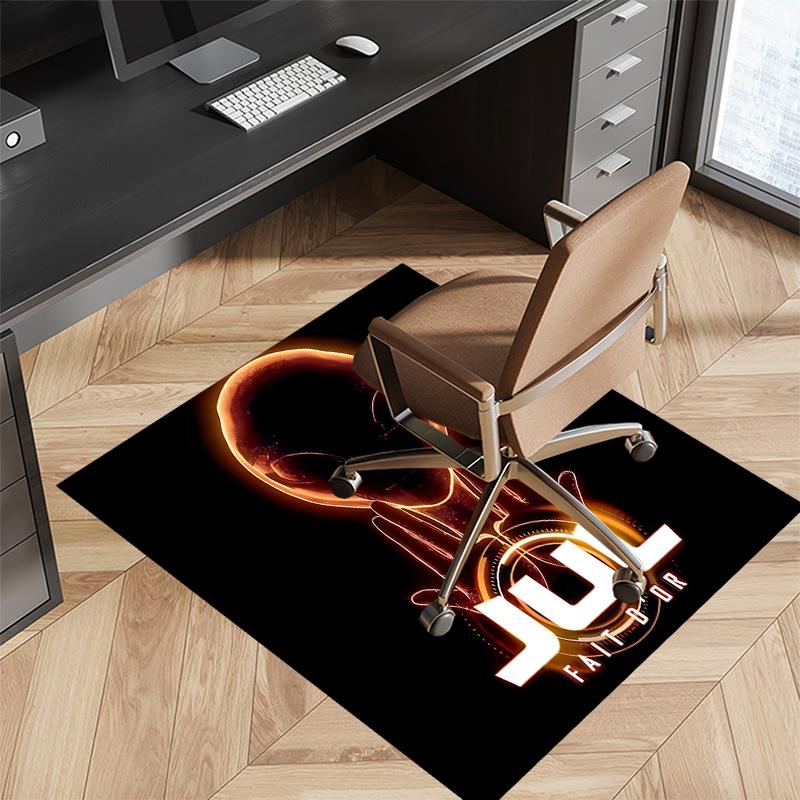 1pc Jul rapper Print Area Rug - Soft, Washable Non-Slip Indoor Mat for Office Chairs, Living Room, Home Office Decorative Rug