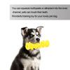 Pet Dog TPR Safety Molar Cleaning Tooth Rod Puzzle Training Playing Biting Toothbrush Toyyellow