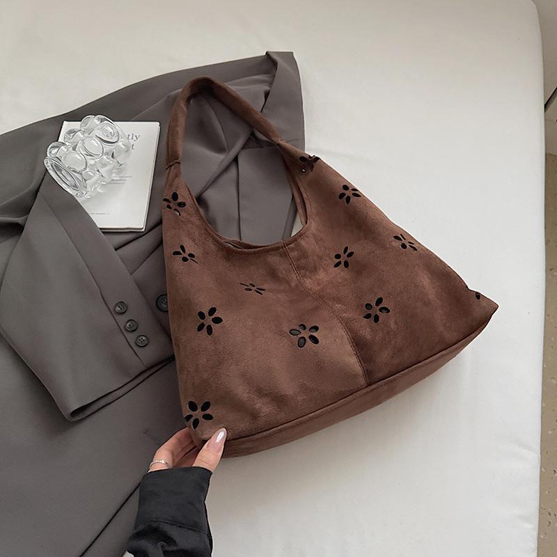 Simple commuter tote dumpling bag women's autumn new fashion trend casual shoulder armpit bag