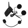 Motorrad Bluetooth Intercom Headset Freisprecheinrichtung Wasserdicht Helm 1200m Drahtlose Echtzeit