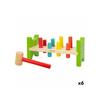 Jeu d'habileté en bois - WOOMAX - 10 pièces - 26x12x9 cm - 6 unités - Bois - Dextérité - Pour enfants +12 mois