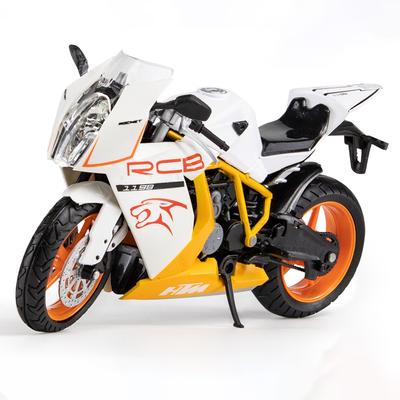 1/12 skala KTM RC8 odlewany model motocykla zabawka dla dzieci maluch chłopcy dziewczęta kolekcja prezentów
