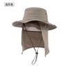 Fishing Sun Protection Hat Men's Summer UV Protection Neck Protection Outdoor Mountaineering Big Brim Sun Hat Big Head Fisherman Sun Hat