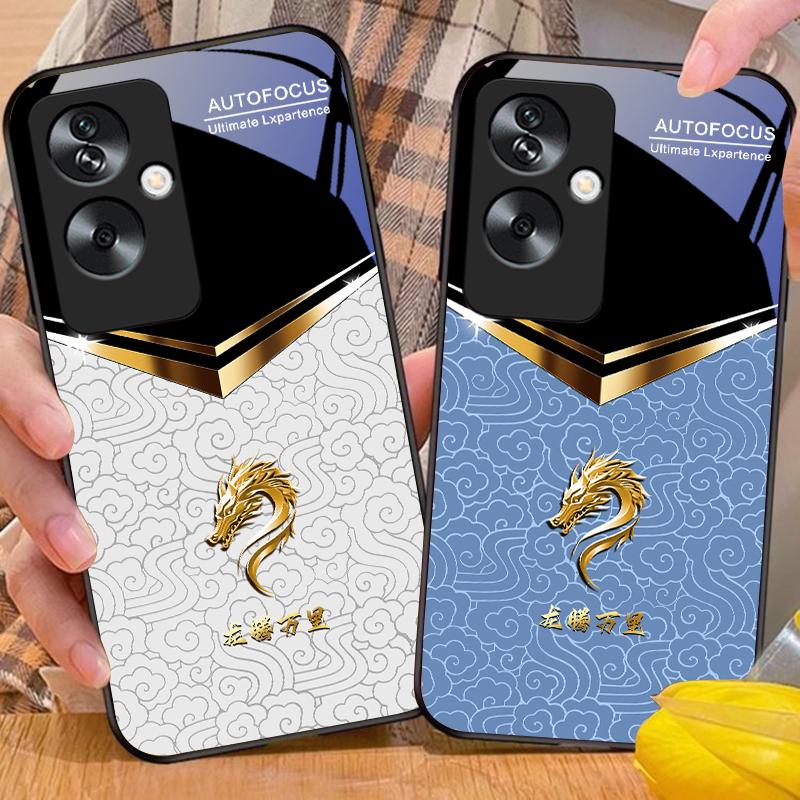 V-förmige Armatur für Oppo A79 5G 58 78 74 60 4G Reno 11F Realme GT 6 11 Note 50 10 C55 X2 Hartglas Schwarz Handyhülle