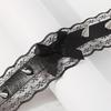 Lace Bowknot PU Pendant Short Necklace for Women Trend Cosplay Clavicle Choker Adjustable Collar Girls Party Jewelry
