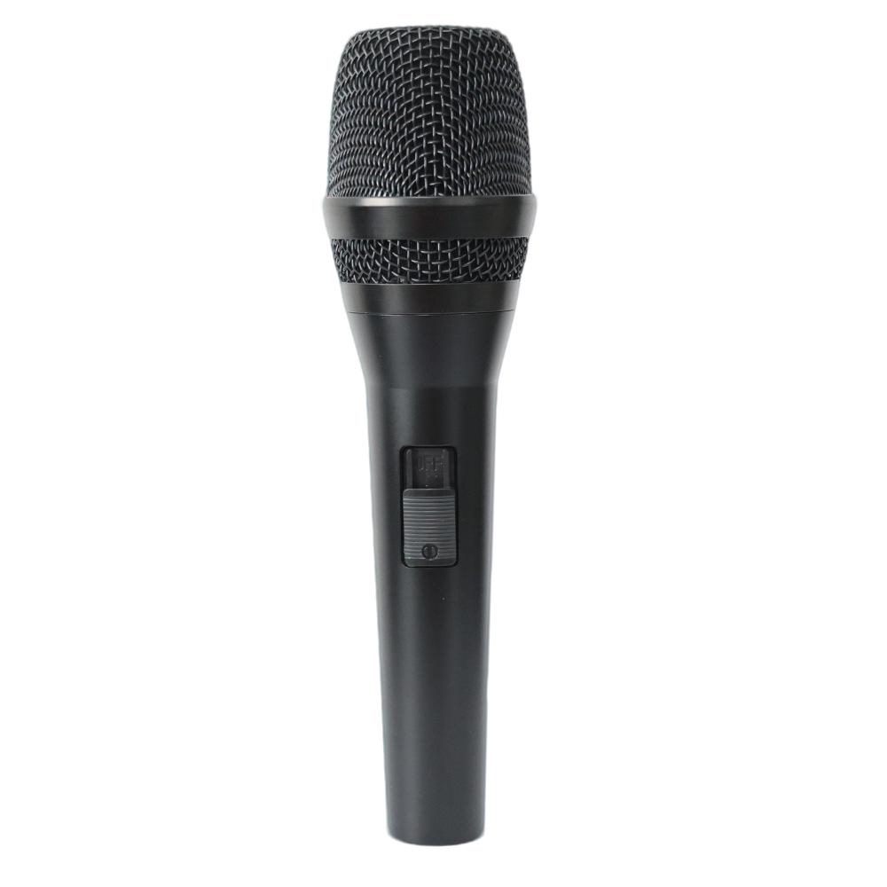 Wired Dynamic Microphone with Holder for Home Karaoke, Live Streaming, and Conferences (Model SJY-M08)