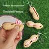 Infinite Squeeze Edamame Peanut Stress Relief Toy - Creative Decompression Pinch Gift
