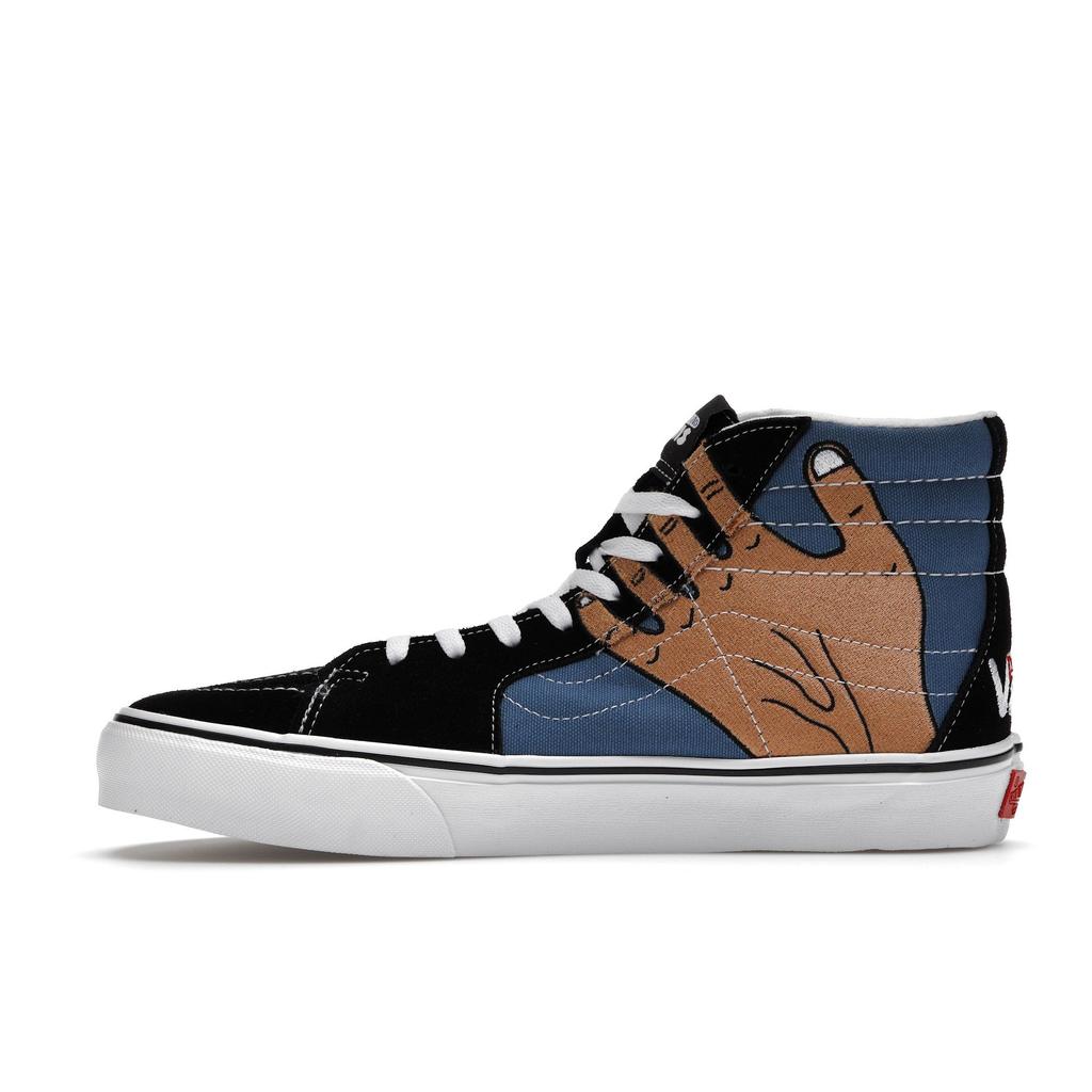 Vans Pantofi unisex Imran Potato x Sk8-Hi VR3 LX Black Navy Unisex Alb Schinduf VN0A5EE7B7F