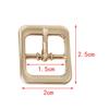 DIY Clothes Buckle Pin Metal Bar Buckle Purse Making Accessories Three Lines Buckles for Mini Bag Connector Belt Repairs