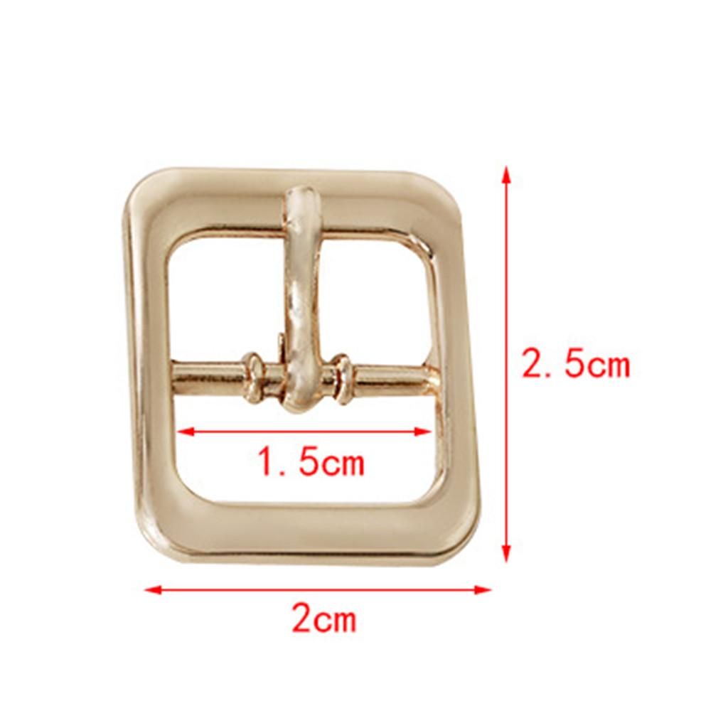 DIY Clothes Buckle Pin Metal Bar Buckle Purse Making Accessories Three Lines Buckles for Mini Bag Connector Belt Repairs