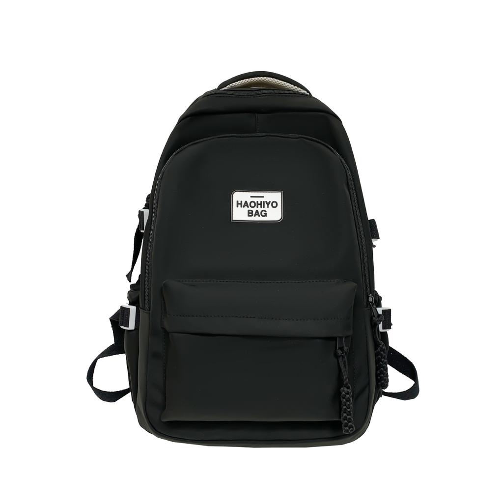 Schoolbag Japanese ins unprinted solid color college student schoolbag high value large capacity lightweight waterproof junior high school student 