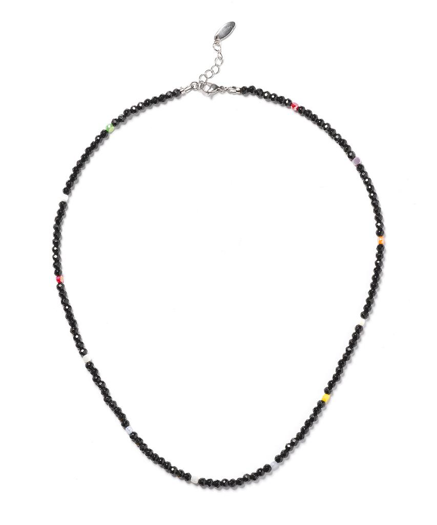 Polalita Black Candy Color Point Necklace (Plt-Nl-016_Bk)