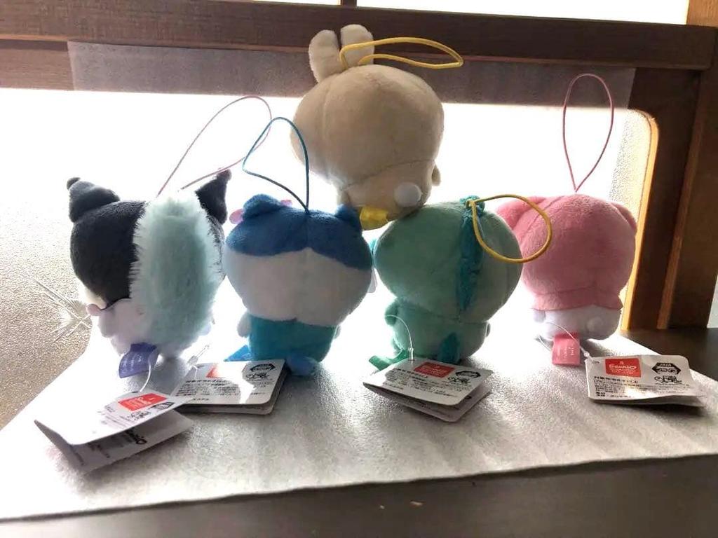 Přívěsek na klíče s plyšovou hračkou Chikawa cca 10 cm Sanrio.