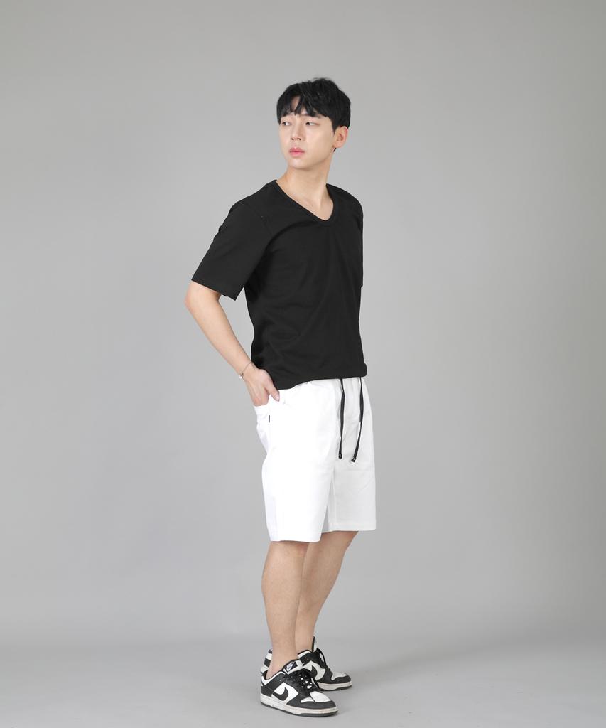 Seinteukeulu Regular Shorts Eres-351 White