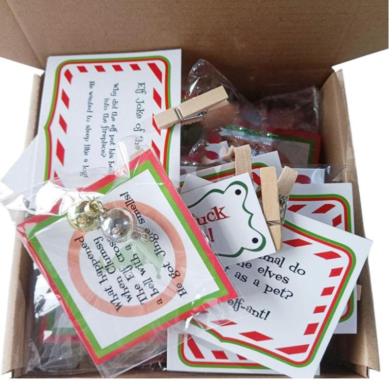 

2023 Набор реквизита для эльфа на 24 дня Рождества. Мероприятия эльфа. Обратный отсчет эльфа. Подарок детям. set