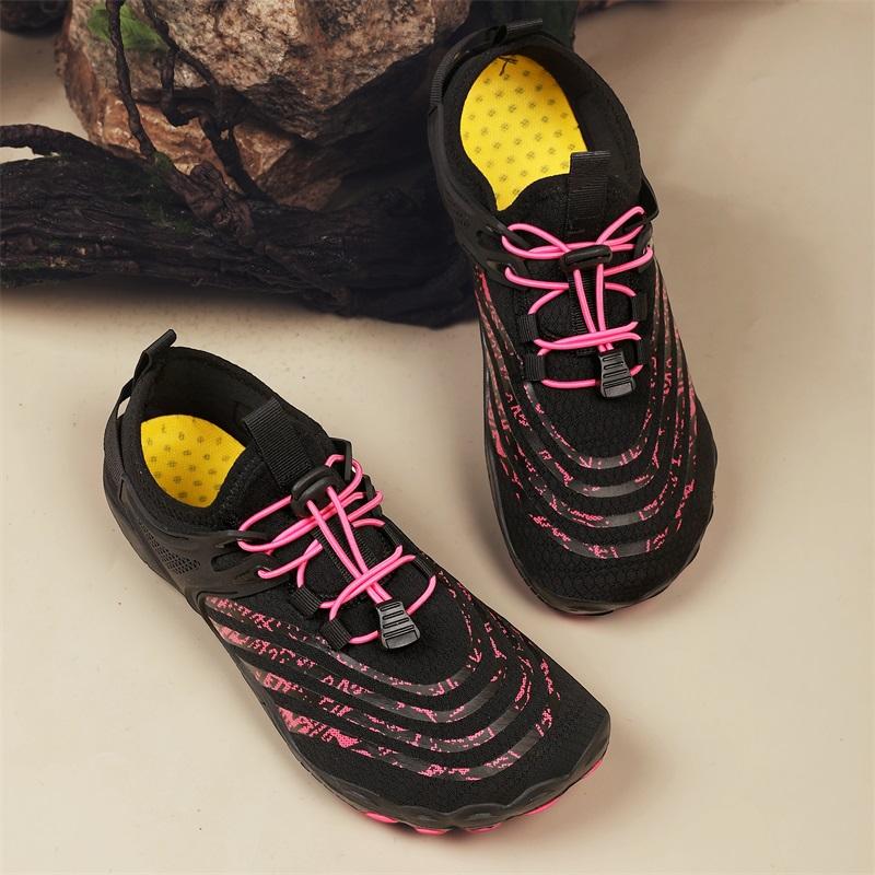 Men Women Water Shoes Quick Dry Non-Slip Five Finger Shoes Outdoor Wading Swimming Barefoot Aqua Shoes Lightweight Sneakers