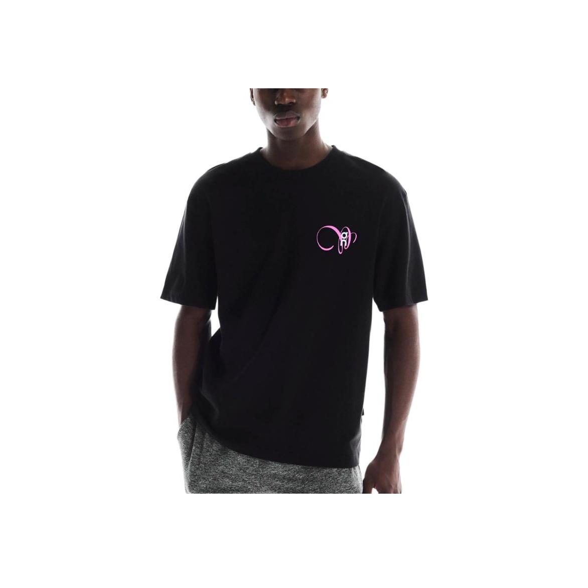 

Мужская футболка с коротким рукавом Club-T, мягкая, удобная, приятная к коже, топы, черно-малиновый, 1MF11843541 L