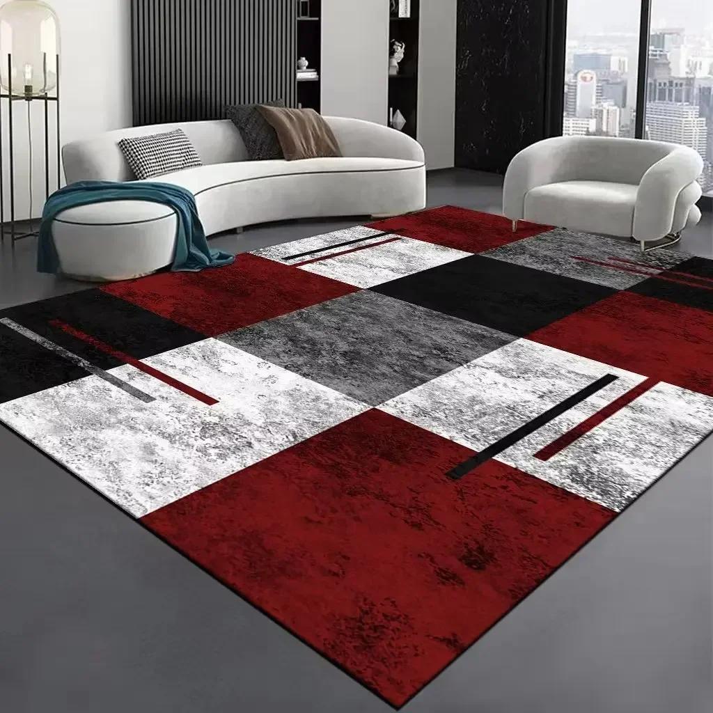 Nordic Carpet for Living Room Luxury Home Decoration Office Large Area Rugs High-quality Antiskid Customizable Bedroom Floor Mat