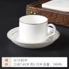Caneca Porcelana de Osso borda dourada conjunto de xícaras de café luxo flor cerâmica xícara e pires inglês negócios Hotel utensílios de café americanos caneca