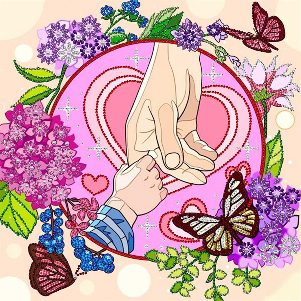 Full Circle Diamantmålning Korsstygnssatser 5D Handgjord Diamantbroderi Landskap Djur Strassmosaik Gåva Hemdekoration DIY Handgjord