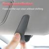 Double Clip Car Sunglasses Frame PU Leather Eyeglasses Storage Clip Ticket Card Clip  Truck