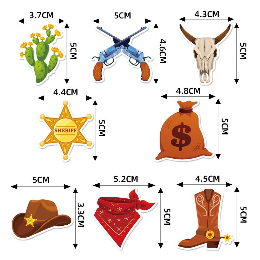Theme Cowboy Western Confetti Birthday Event Desktop Decoration Props Throwing