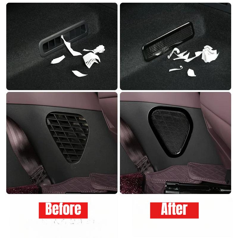 Under Seat Air Outlet Protection Cover for Xpeng GX Range-Extended 2026 Door 3rd Row Air Outlet Dust Cover Interior Accessories