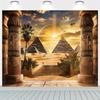 Ägyptische Pyramide Hintergrundtuch multifunktionale Studio-Requisiten keine Halterungen erforderlich für alle Jahreszeiten geeignet