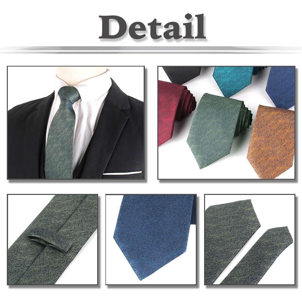 [White Fang] Simple Tie, Business, Elegant, Formal, Suit, Stylish, Men's NC105 (Wine)