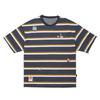 Li Ning × Henry Collaboration Striped Minimalist Soft Versatile Casual Short Sleeve T-Shirt Men Tops AHSW561-2