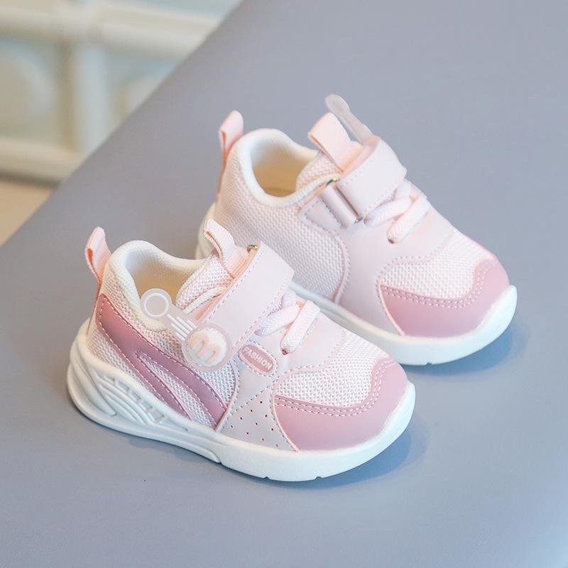 Baby Toddler Non-Slip Soft Sole Mesh Sneakers for Boys & Girls - Spring & Autumn