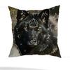 Nuova Federa Cuscino Simbolo Delta Therian Quadrata Stampa Double-Sided Peluche Corto Copricuscino Divano Camera da Letto Comodino