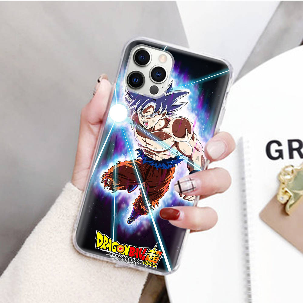 JW55 Dragon Ball Z Transparent Case for Samsung A04 A14 A23 M33 M53 Realme 10 9 C35 C55 VIVO Y02 X80 Infinix Hot 30 Note 11 Tecno Spark 8P Pro