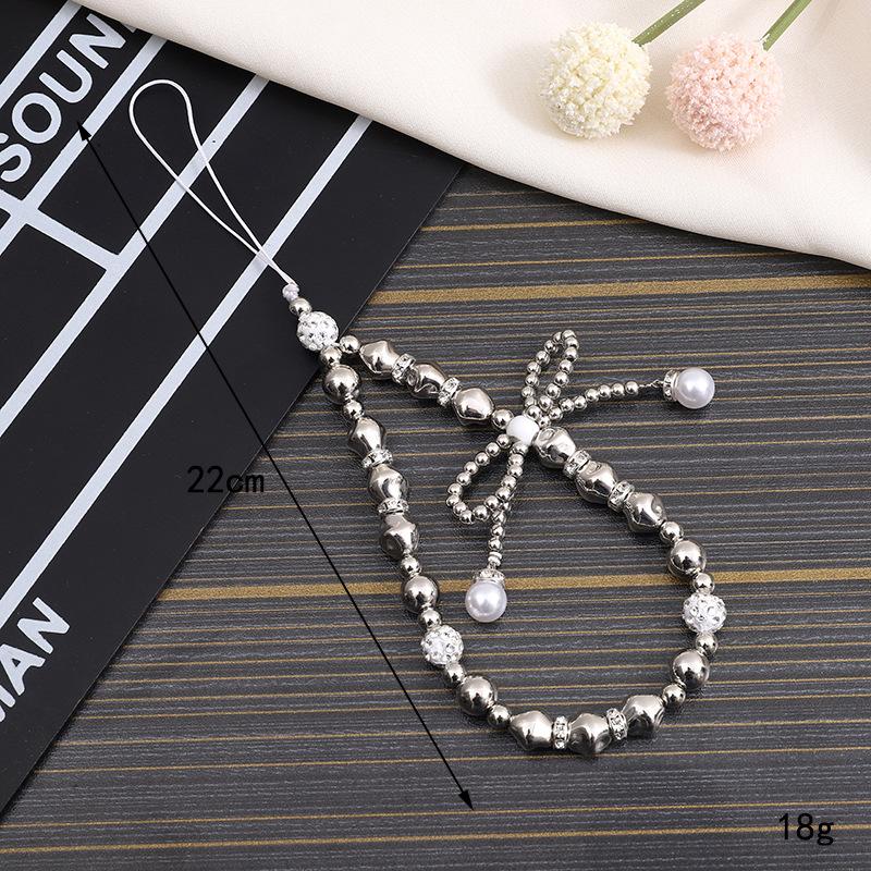 Pearl Bow Mobile Phone Chain
