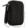 Portable Carrying Case Storage Bag Hard Drive Case for HDD Enclosure Hard Disk Case for Phone Power Bank Usb Data Cable Earphone