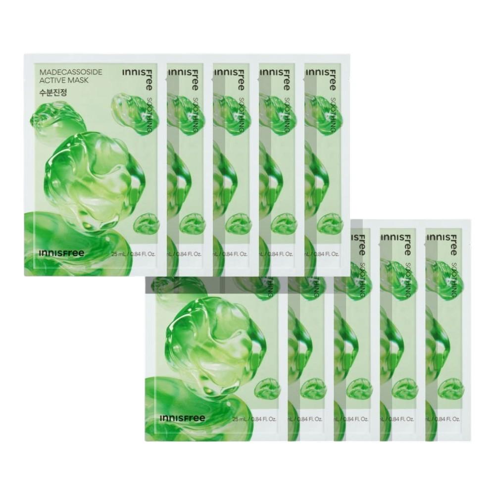 INNISFREE Active Mask Madecassoside Moisture Calming Sheet 25ml x 10ea
