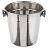 Małe Wiaderko Do Lodu Stalowe Pojemnik Barowy Na Lód Do Napojów Stół 700 Ml