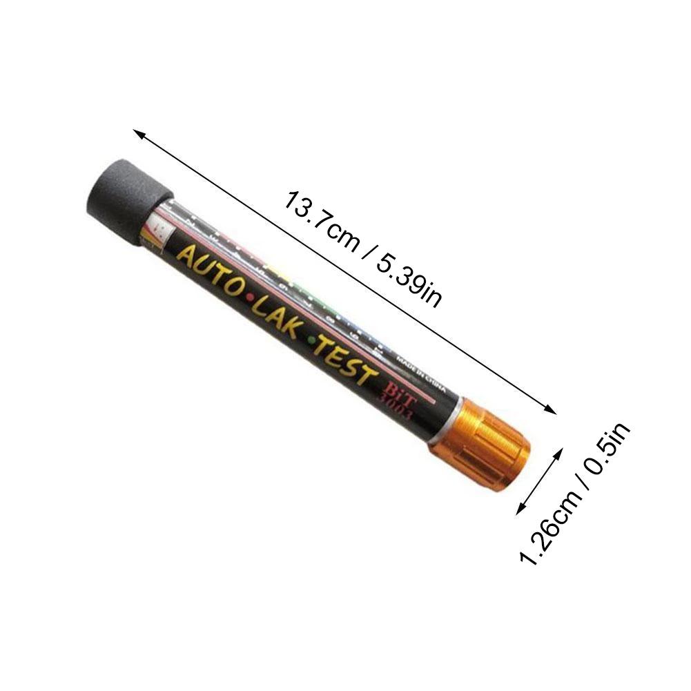 Car Paint Thickness Tester Pen with Magnetic Tip Scale Indicator Portable Car Paint Coating Tester Meter Coat Crash Check Test