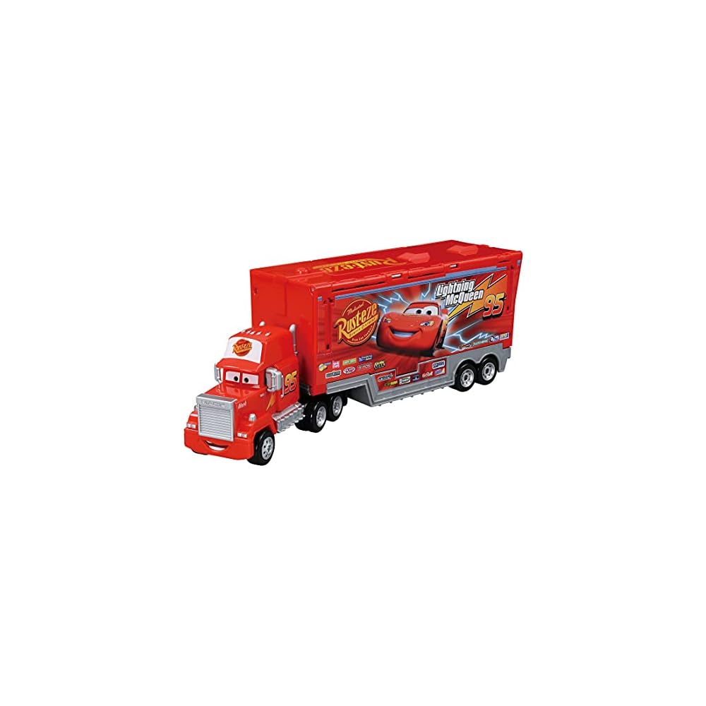 

Takara Tomy Disney Cars Tomica Mack Maintenance Trailer Toy Vehicle 1:64 Scale