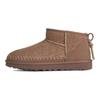 UGG CLASSIC ULTRA MINI Thermal Ankle Length Snow Boots Women's Brick Red Sneakers 1171538-RYK