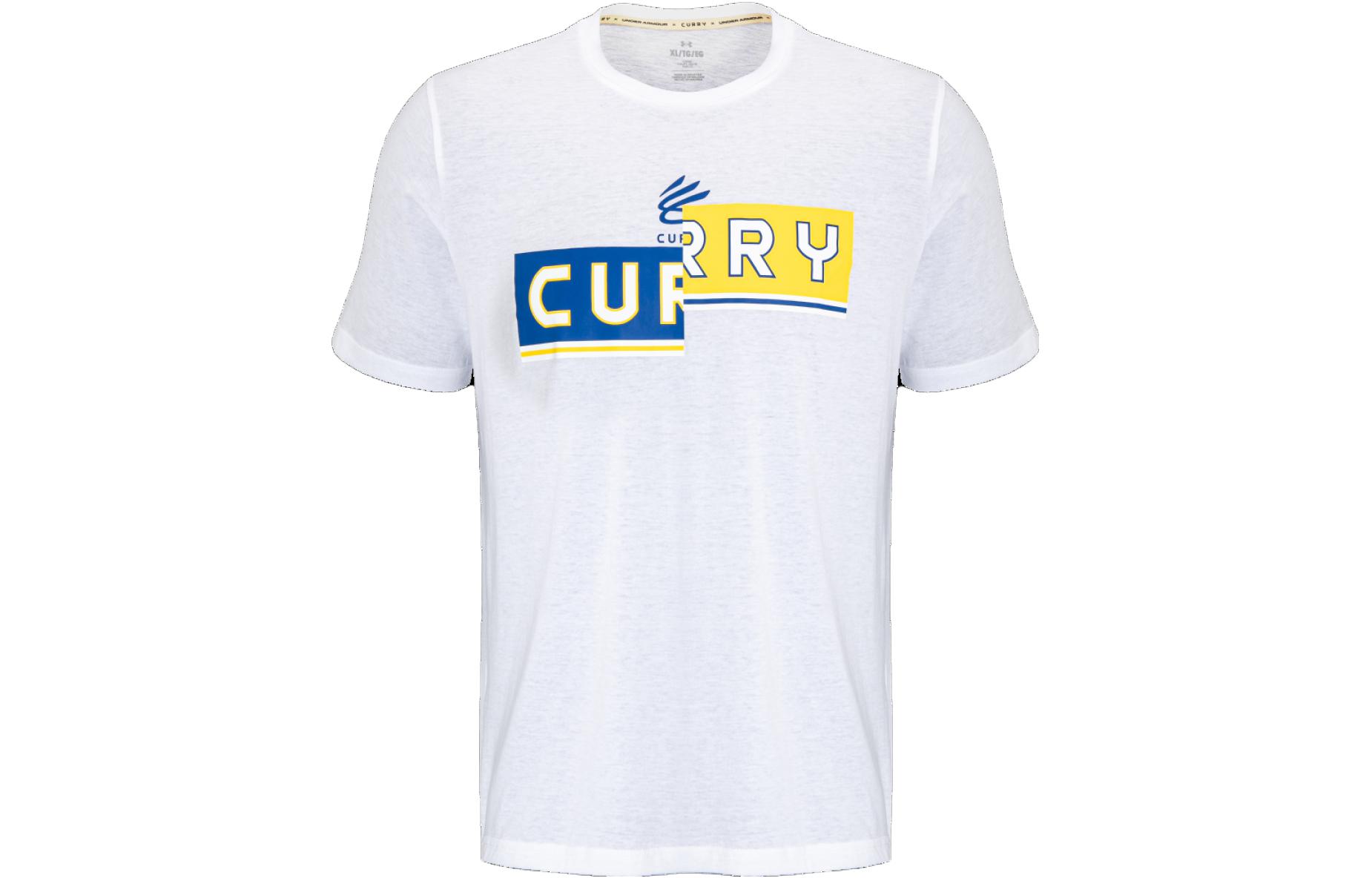 Under Armour Curry T Shirt Men s White 1377543-100 XL