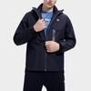 FILA Zipper Design Small Logo Long Sleeve Casual Sports Suit Men suit Royal-Blue A11M311702F-NV