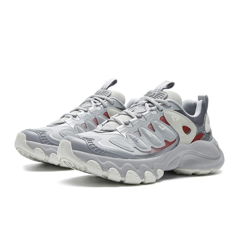 FILA TRUFFLE Cushioning Abrasion Resistant Coverage Lightweight Height Increasing Low top Chunky Sneakers Women's F12W612143FAP