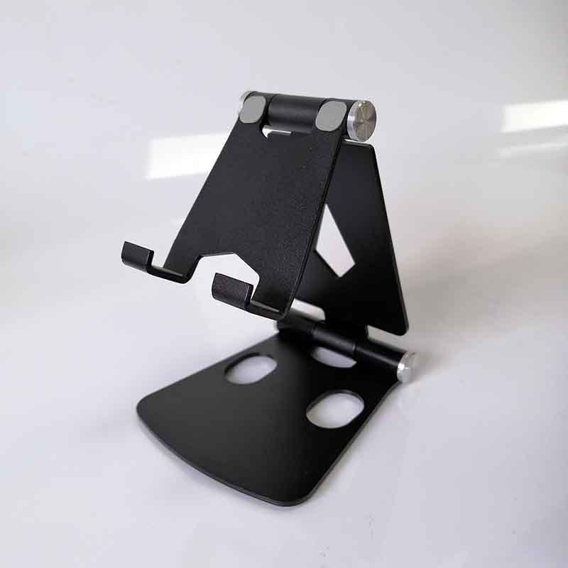 Aluminum Alloy Multi-Fold Desktop Stand for Tablets & Phones