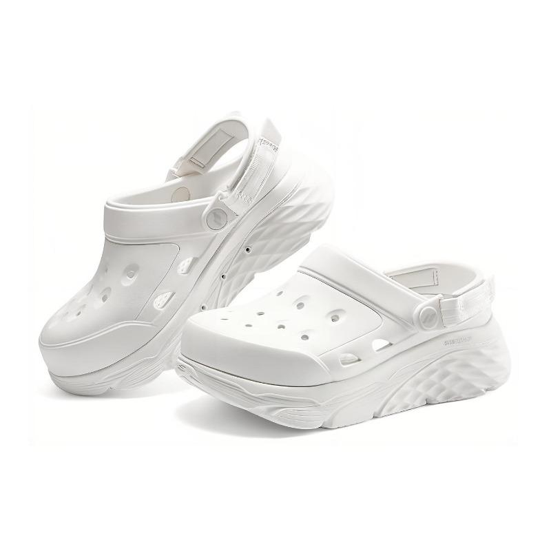 Skechers Women White EVA Clogs Comfortable Versatile 111268-OFWT