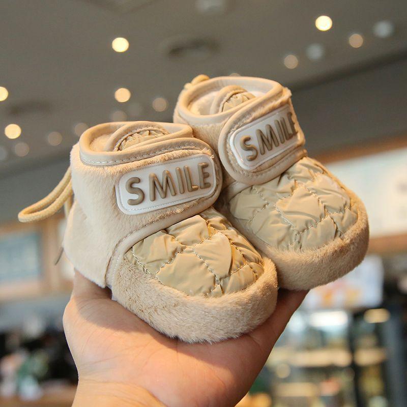 Baby Boys Girls Winter Sneakers With Thickened Sole Antislip