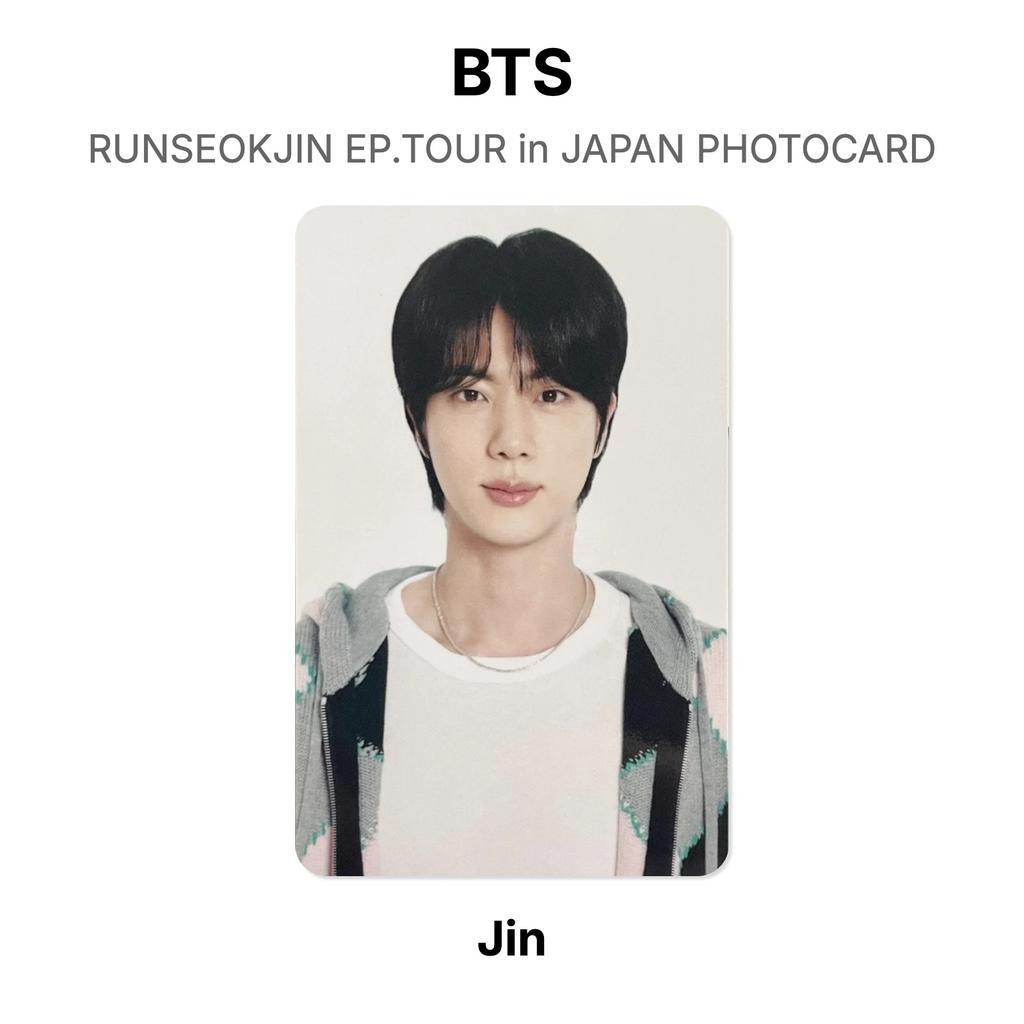 BTS RUNSEOKJIN EP.TOUR in GIAPPONE PHOTOCARD Fotocard Ufficiale
