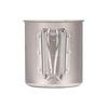 Snow Peak Mug Sierra Cup Titanium Single Mug 450ml MG-143 Cup Lightweight Outdoor Camping (x 3)